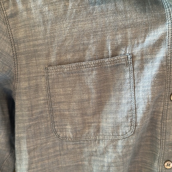 Free People button down with lacy back, women’s size small - Picture 5 of 8